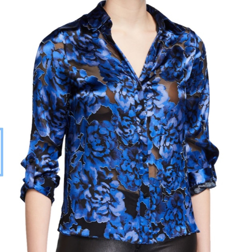 Alice + Olivia Floral Blouse